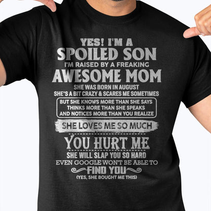 August - Awesome Mom - Perfect Gift For Son From Mom - ebil08 (SKU05-47-08)