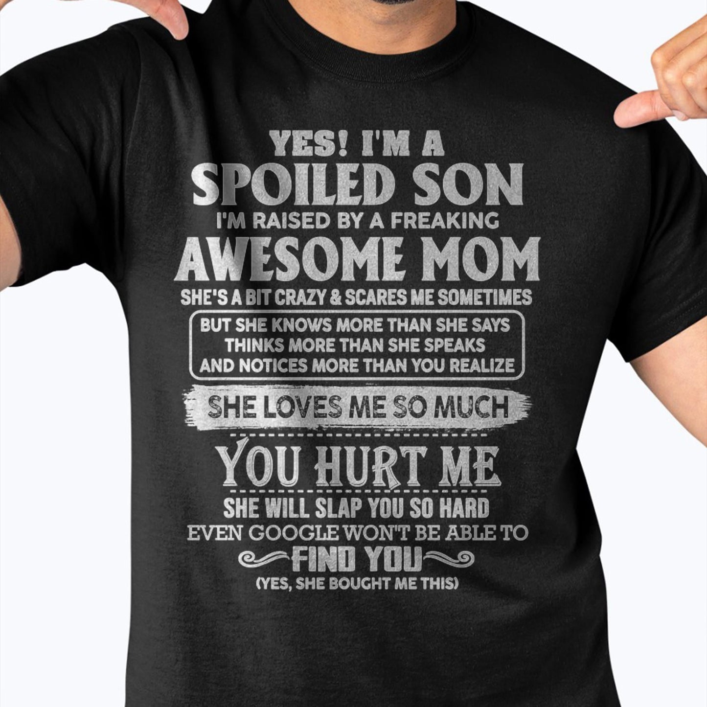 Awesome Mom - Perfect Gift For Your Spoiled Son From Mom - ebil00 (SKU05-47-00)