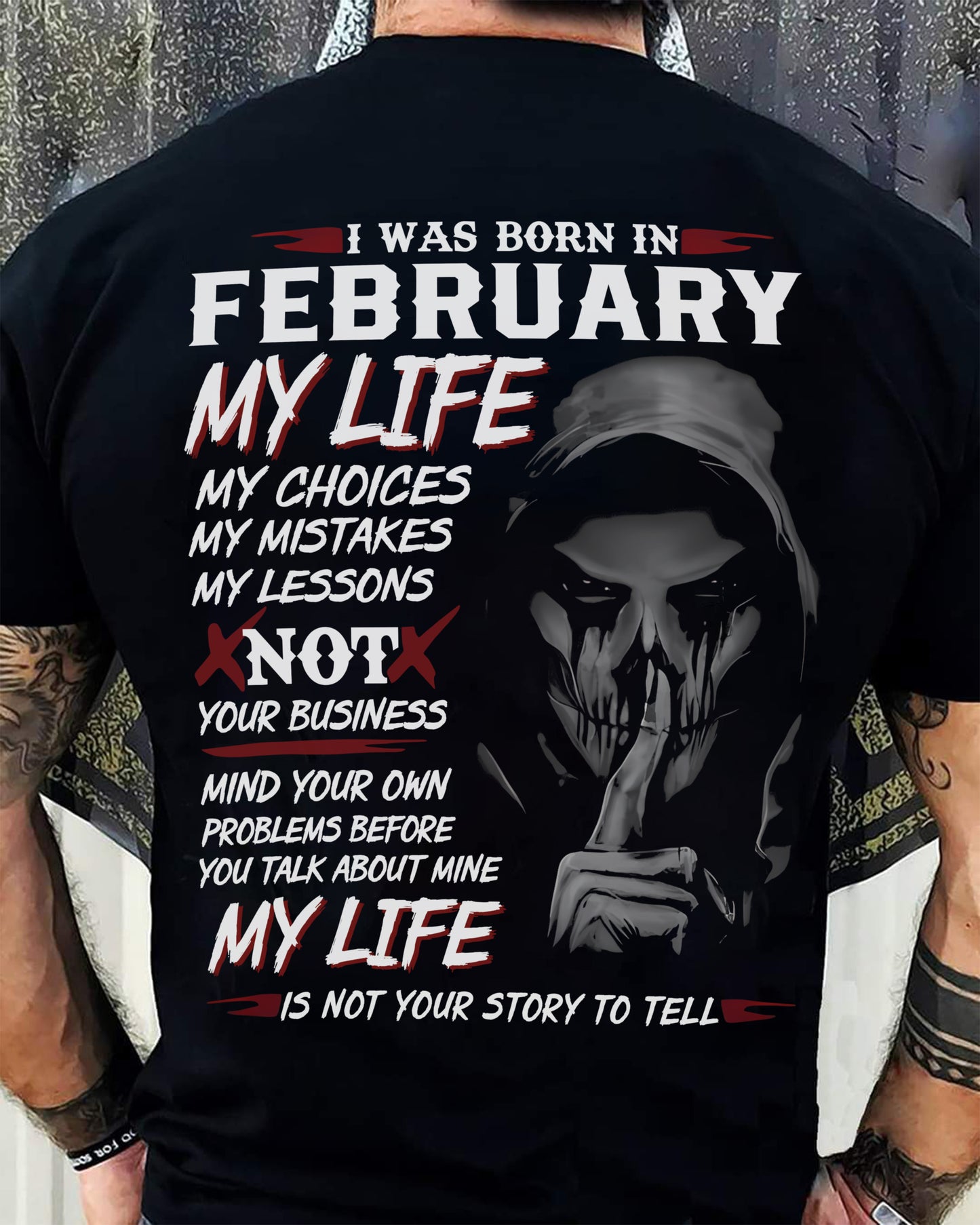 My Life - T Shirt For Man - DONN02 (SKU08-36-02)
