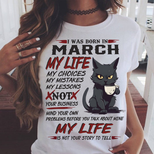 MY LIFE – T Shirt For Woman – DONN03 (SKU09-92-03)