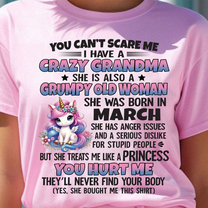 MARCH - YOU CAN'T SCARE ME - GIFT FROM GRANDMA - EBIL03 (SKU09-106-03)