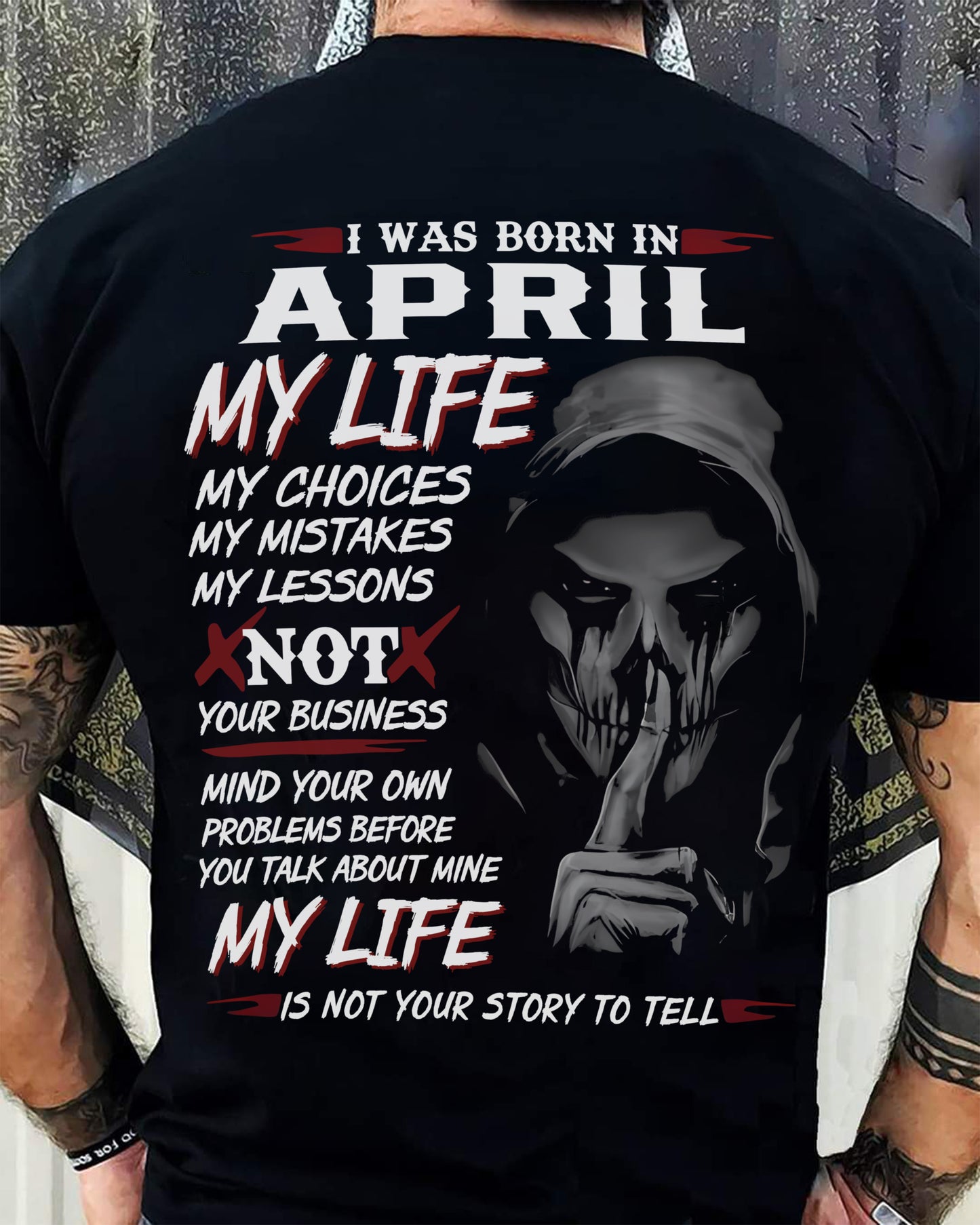 My Life - T Shirt For Man - DONN04 (SKU08-36-04)