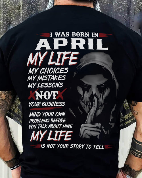 My Life - T Shirt For Man - DONN04 (SKU08-36-04)