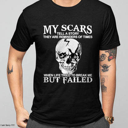 MY SCARS - T SHIRT FOR MAN - DONN00 (SKU2608-412-00)