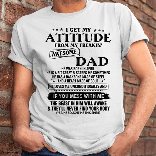April - Gift For Son and Daughter From Dad - DONN04 - (SKU-TDADC-04)