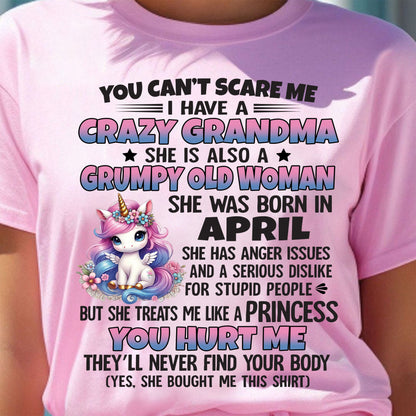 APRIL - YOU CAN'T SCARE ME - GIFT FROM GRANDMA - EBIL04 (SKU09-106-04)