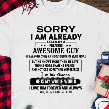 Awesome Guy - Perfect gift for your girlfriend or wife from husband - Ebil00 (SKUT08-11-00)