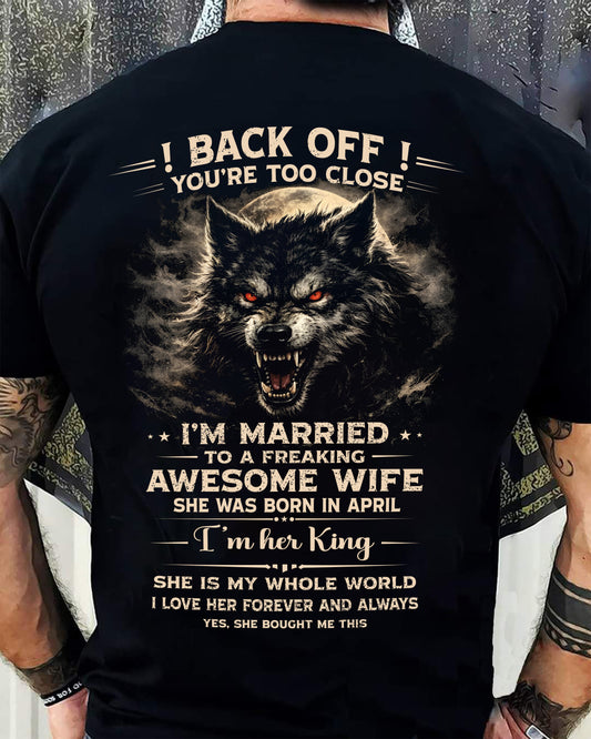 APRIL - BACK OFF! YOU'RE TOO CLOSE - GIFT FROM WIFE - EBIL04 (SKU26T-01-25-04)