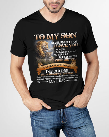 To My Son T-Shirt – Gift From Dad / Man - EBIL00 (SKU12-76)