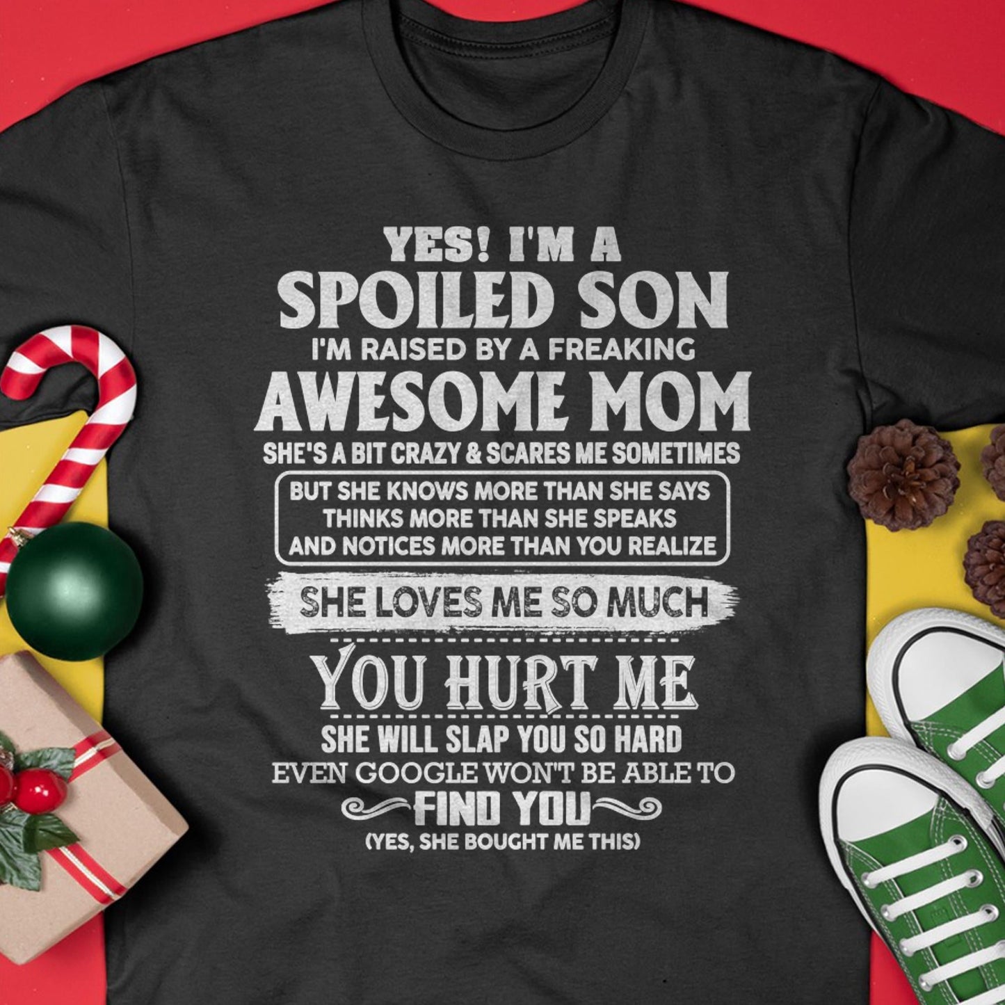 Awesome Mom - Perfect Gift For Your Spoiled Son From Mom - ebil00 (SKU05-47-00)