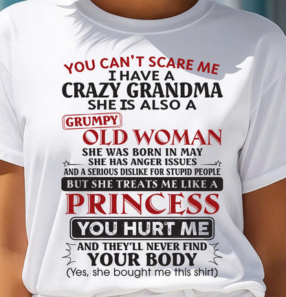 May - You Can't Scare Me - Gift For Grandson And Granddaughter From Grandma - DOAN05 (SKU10-76-05)