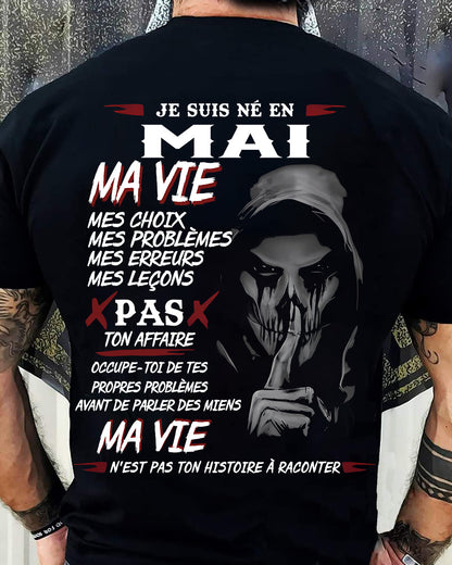 MA VIE – T-shirt pour homme – DONN05 (SKU12-269-05)