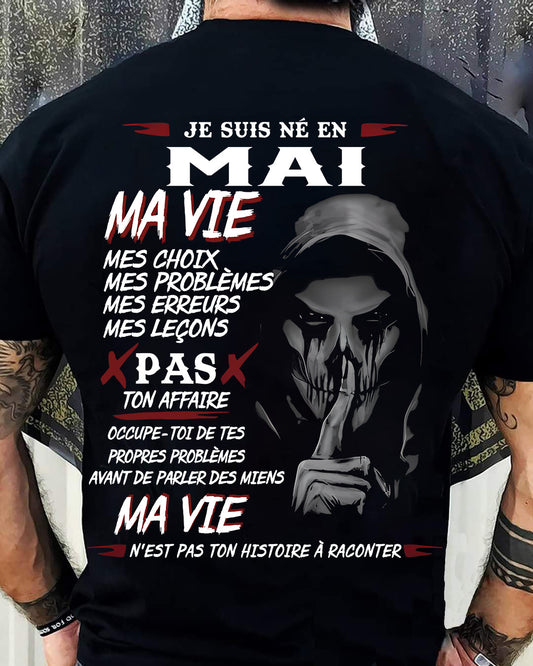 MA VIE – T-shirt pour homme – DONN05 (SKU12-269-05)