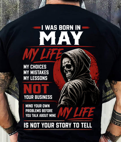 MAY - MY LIFE - T SHIRT FOR MAN - DONN05 (SKU2607-329-05)