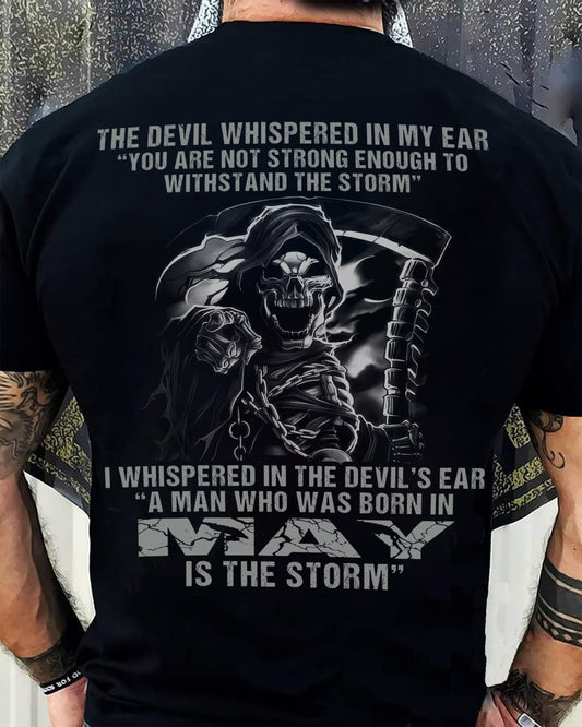 May - The Devil Whispered In My Ear - T-Shirt For Man - DONN05 (SKU08-87-05)