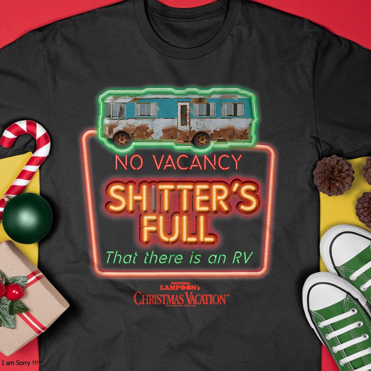 Christmas Vacation No Vacancy Shtter's Full Christmas T-Shirt - Christmas Unisex T-Shirt/Hoodie/Sweatshirt - HNDS00