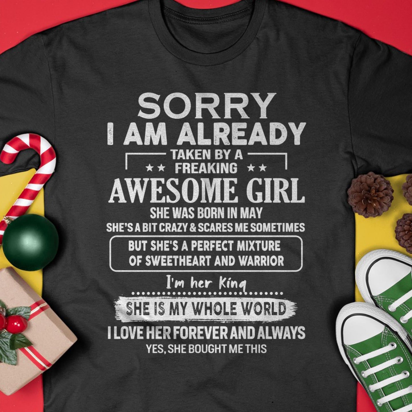 May - Awesome Girl - Perfect Gift For Your Boyfriend, Husband From Wife - ebil05 (SKU04-86MT-05)