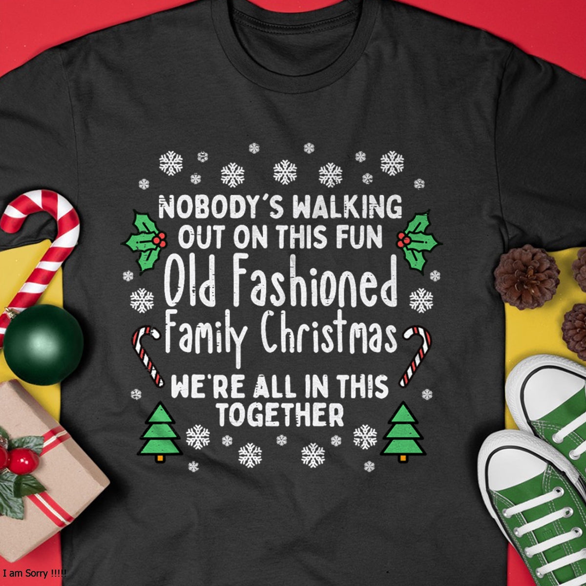 Old Fashioned Family Christmas Ugly Xmas Men Women Kids T-Shirt - Christmas Unisex T-Shirt/Hoodie/Sweatshirt - HNDS00