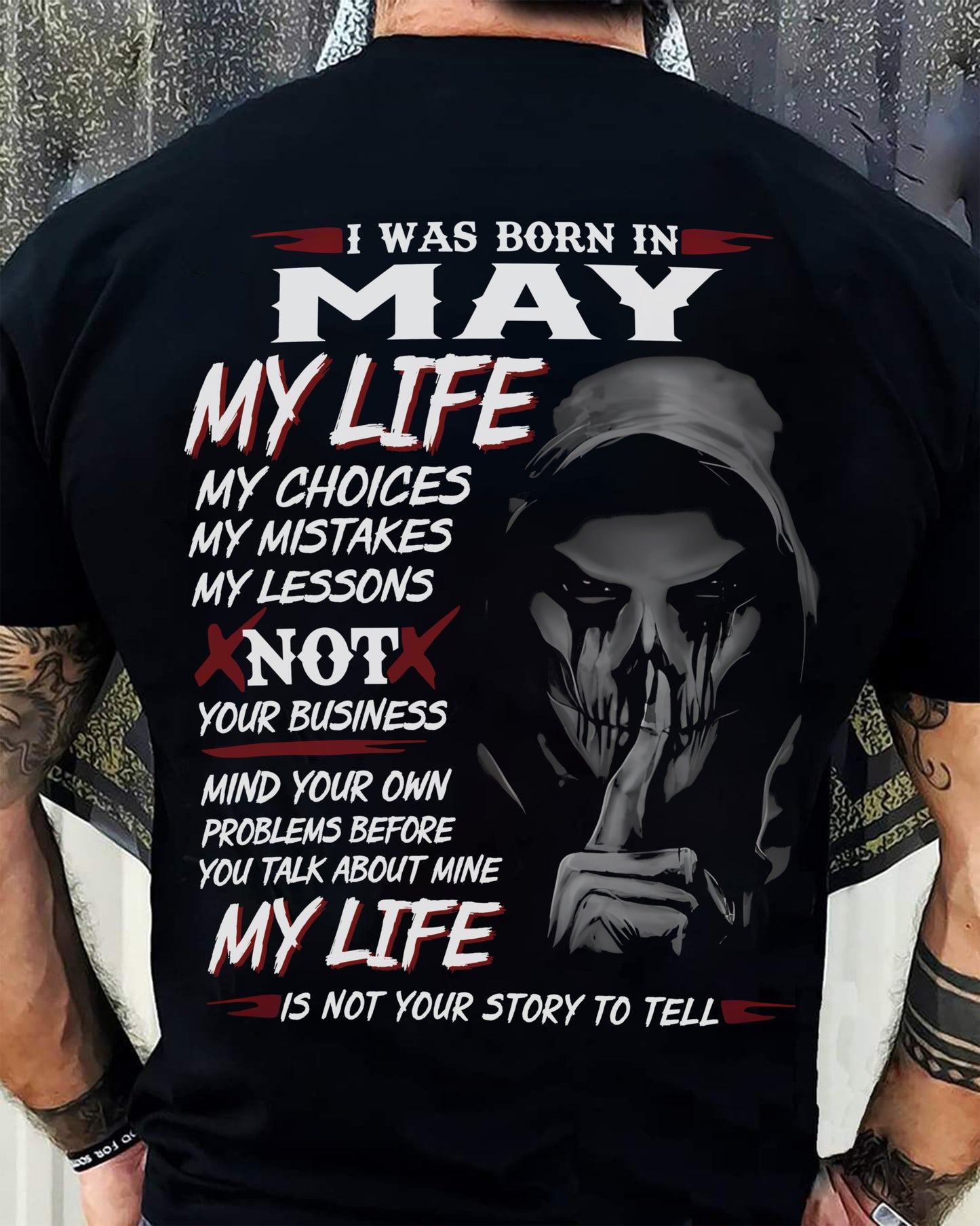 My Life - T Shirt For Man - DONN05 (SKU08-36-05)