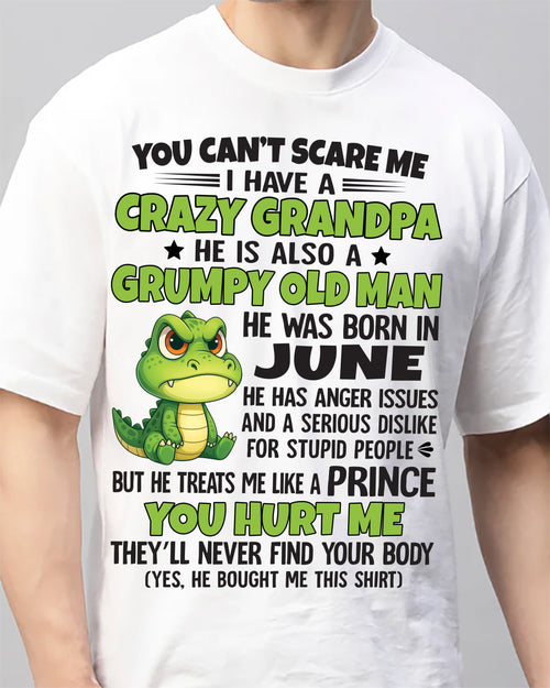 YOU CAN’T SCARE ME - GIFT FOR GRANDSON AND GRANDDAUGHTER FROM GRANDPA - DOAN06 (SKU09-121-06)