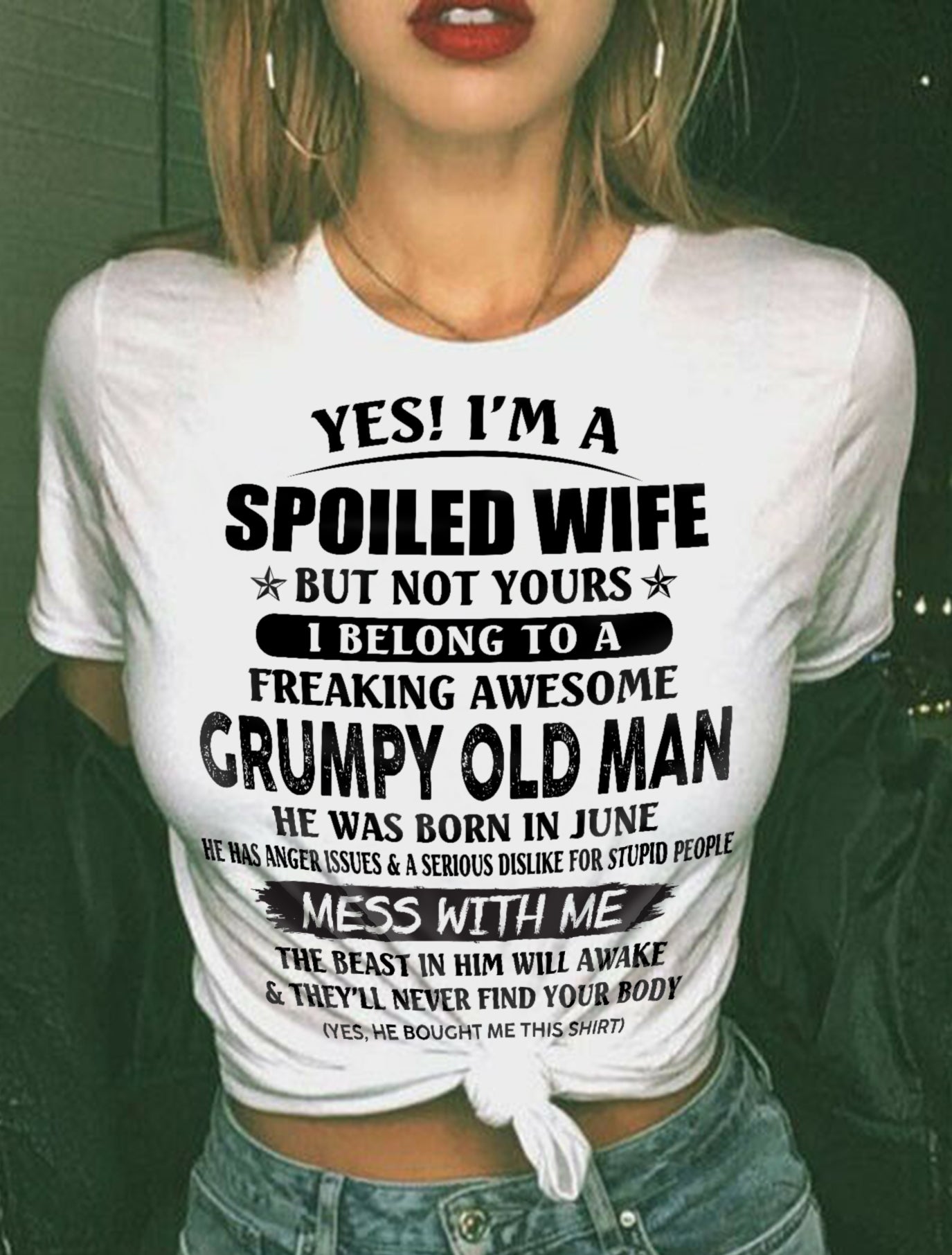 Grumpy Old Man June – Perfect gift for your wife – ccdi06 (SKU08-63-06)