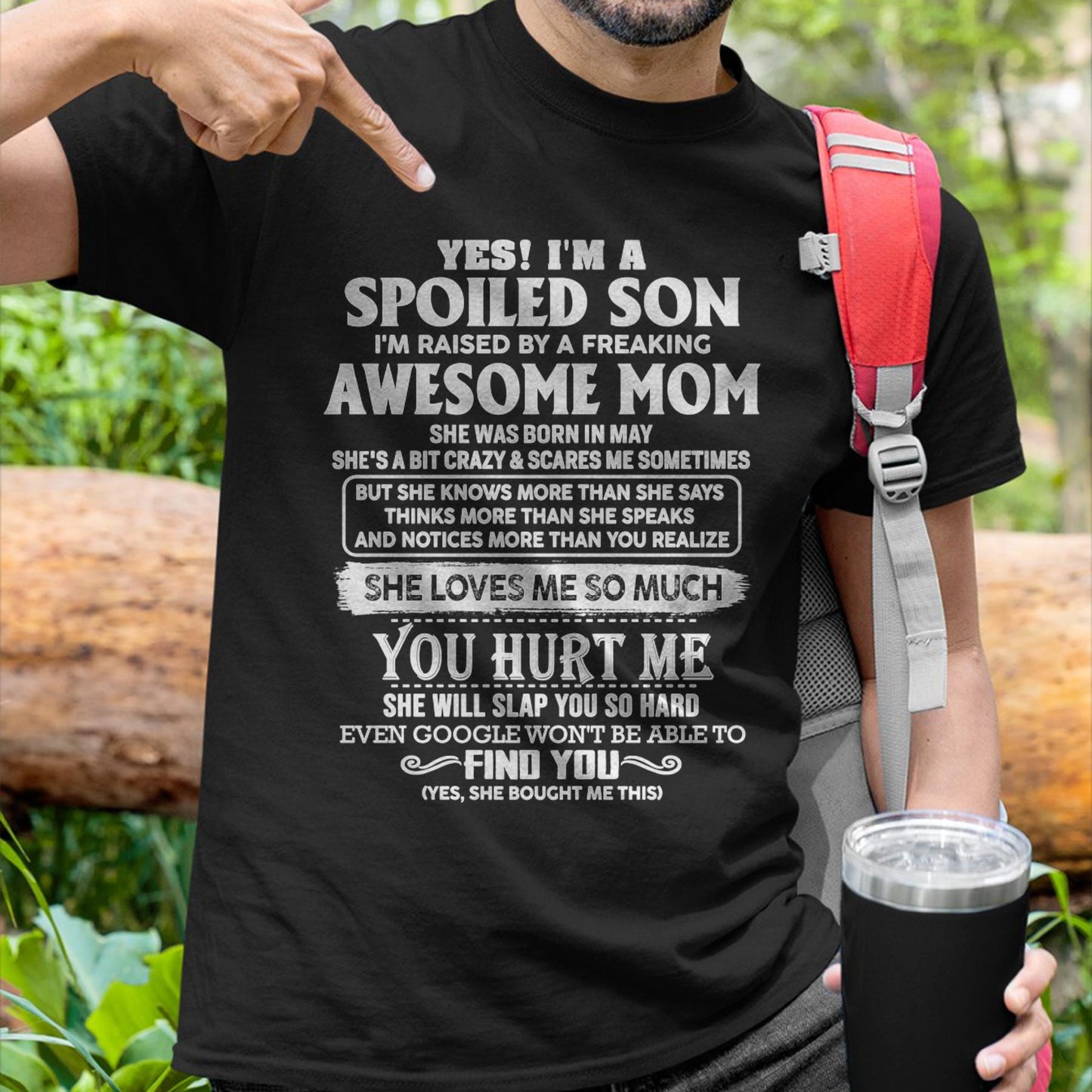 May - Awesome Mom - Perfect Gift For Spoiled Son From Mom - ebil05 (SKU05-47-05)