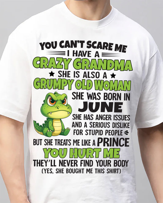 You Can’t Scare Me - Gift For Grandson And Granddaughter From Grandma - DONN06 (SKU09-85-06)