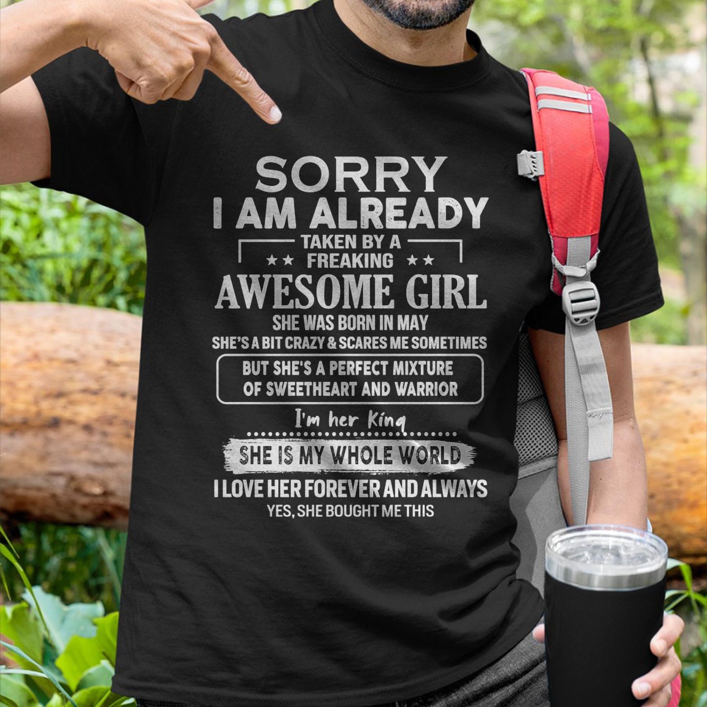 May - Awesome Girl - Perfect Gift For Your Boyfriend, Husband From Wife - ebil05 (SKU04-86MT-05)