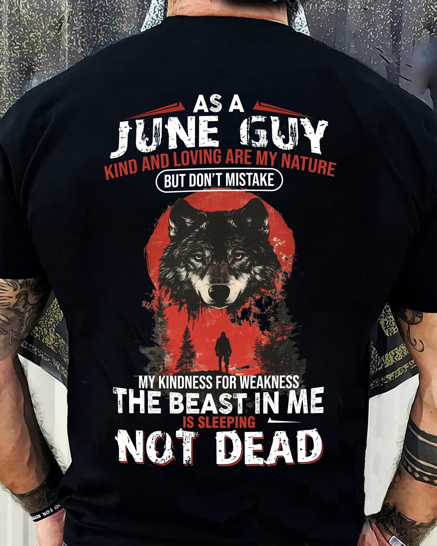 JUNE - KIND AND LOVING ARE MY NATURE - BIRTHDAY T-SHIRT FOR MEN - EBIL06 (SKU26T-01-17-06)