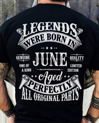LEGENDS WERE BORN IN JUNE - T-SHIRT FOR MAN - DONN06 (SKU08-37-06)
