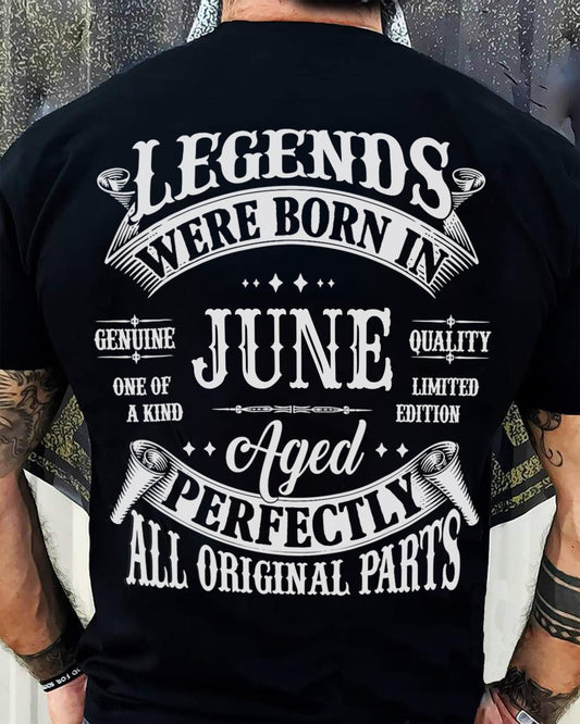 LEGENDS WERE BORN IN JUNE - T-SHIRT FOR MAN - DONN06 (SKU08-37-06)