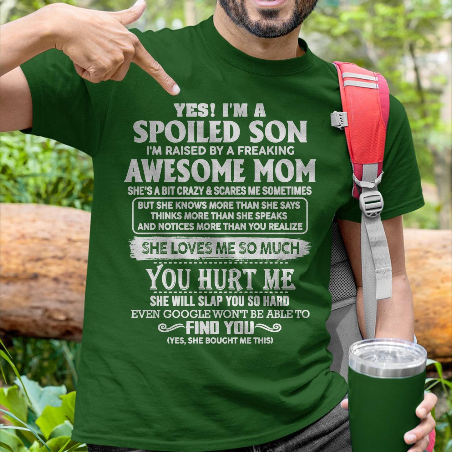 Awesome Mom - Perfect Gift For Your Spoiled Son From Mom - ebil00 (SKU05-47-00)