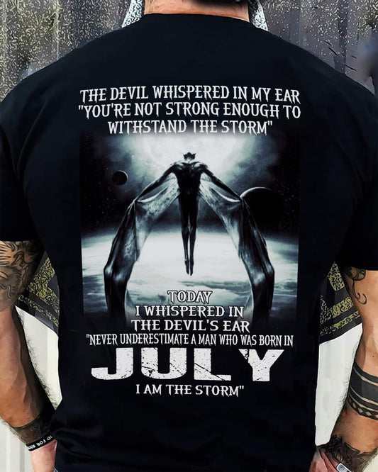 JULY - THE DEVIL WHISPERED IN MY EAR - T-SHIRT FOR MAN - DONN07 (SKU08-35-07)