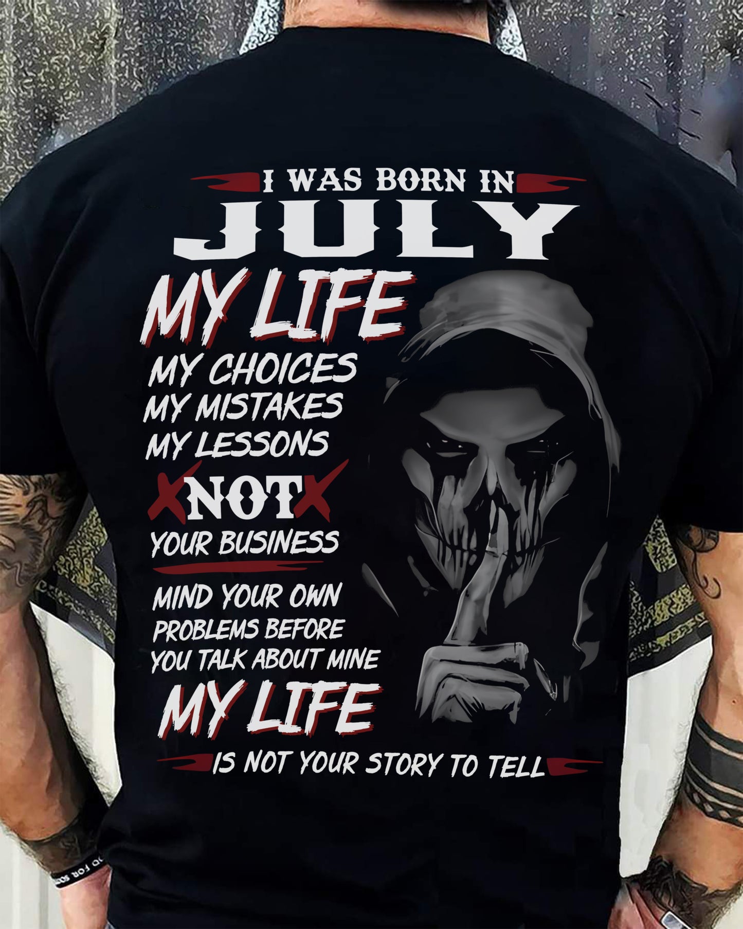 My Life - T Shirt For Man - DONN07 (SKU08-36-07)