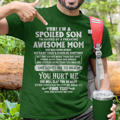 May - Awesome Mom - Perfect Gift For Spoiled Son From Mom - ebil05 (SKU05-47-05)