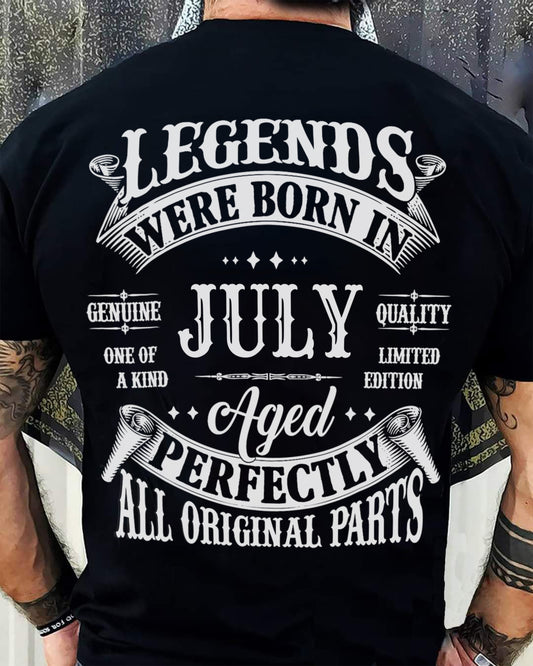 LEGENDS WERE BORN IN JULY - T-SHIRT FOR MAN - DONN07 (SKU08-37-07)