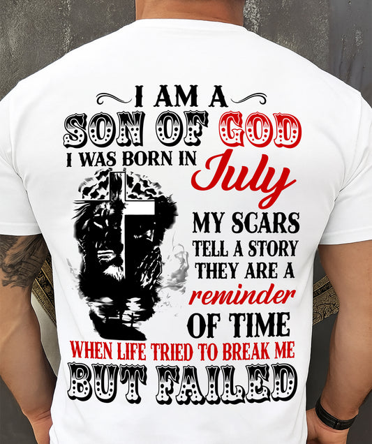 July - I Am A Son Of God – T Shirt For Man – DONN07 (SKU2604-189-07)