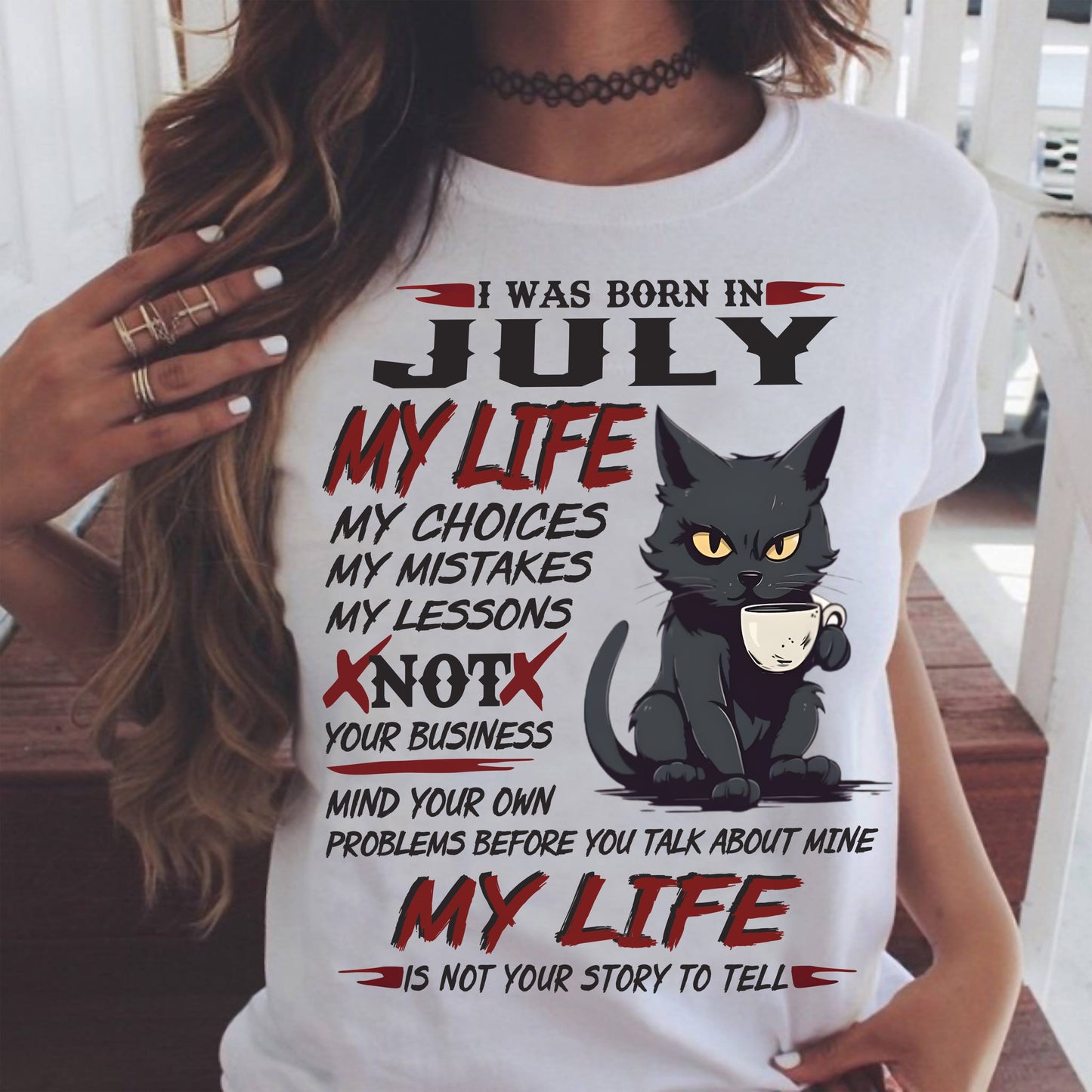 MY LIFE – T Shirt For Woman – DOAN07 (SKU09-92-07)