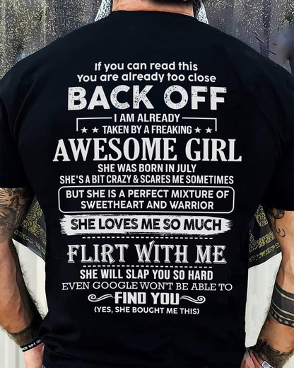 July – Awesome Girlfriend Born In July – Special gift for your Boyfriend – From Wife EBIL07 (SKU06-25-07)