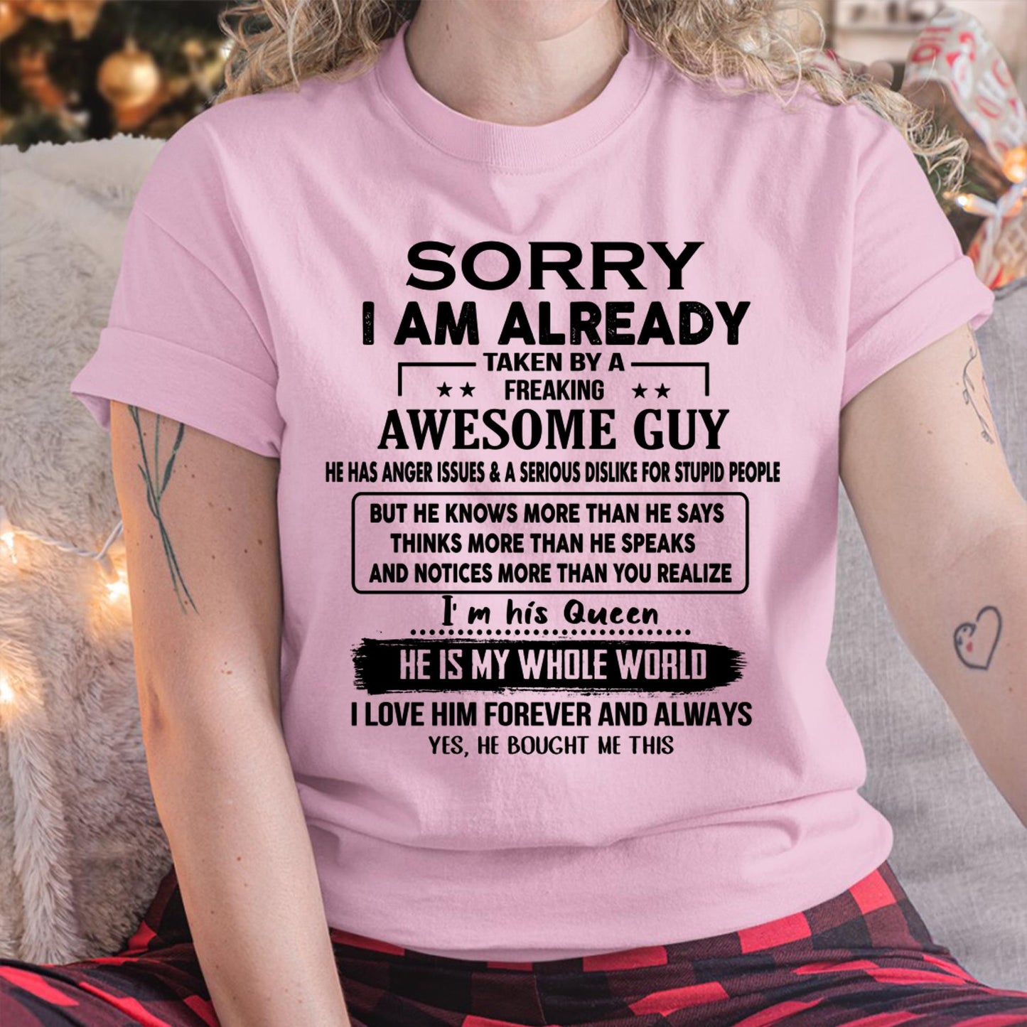 Awesome Guy - Perfect gift for your girlfriend or wife from husband - Ebil00 (SKUT08-11-00)