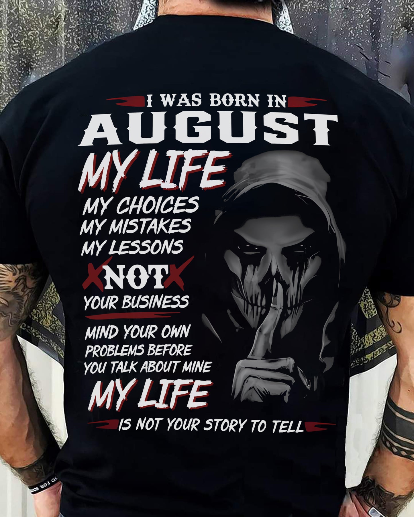 My Life - T Shirt For Man - DONN08 (SKU08-36-08)