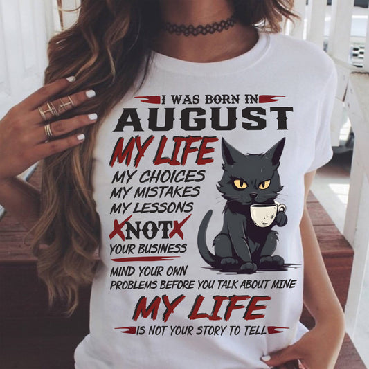 MY LIFE – T Shirt For Woman – DONN08 (SKU09-92-08)