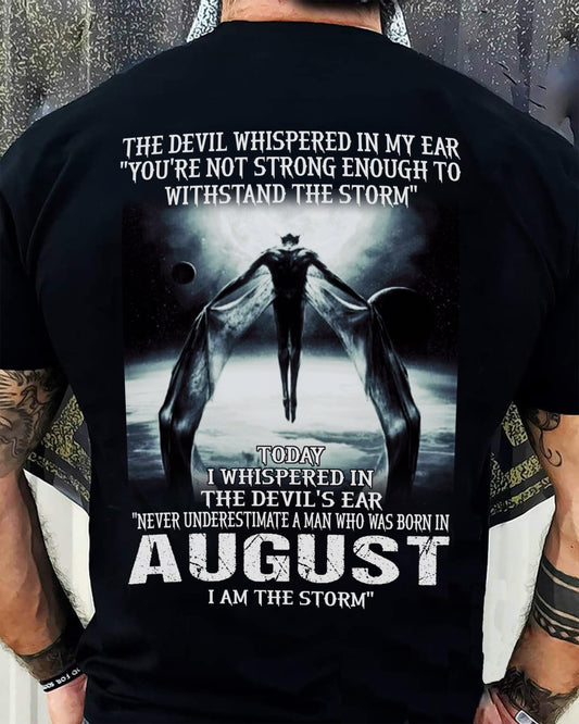 AUGUST - THE DEVIL WHISPERED IN MY EAR - T-SHIRT FOR MAN - DONN08 (SKU08-35-08)