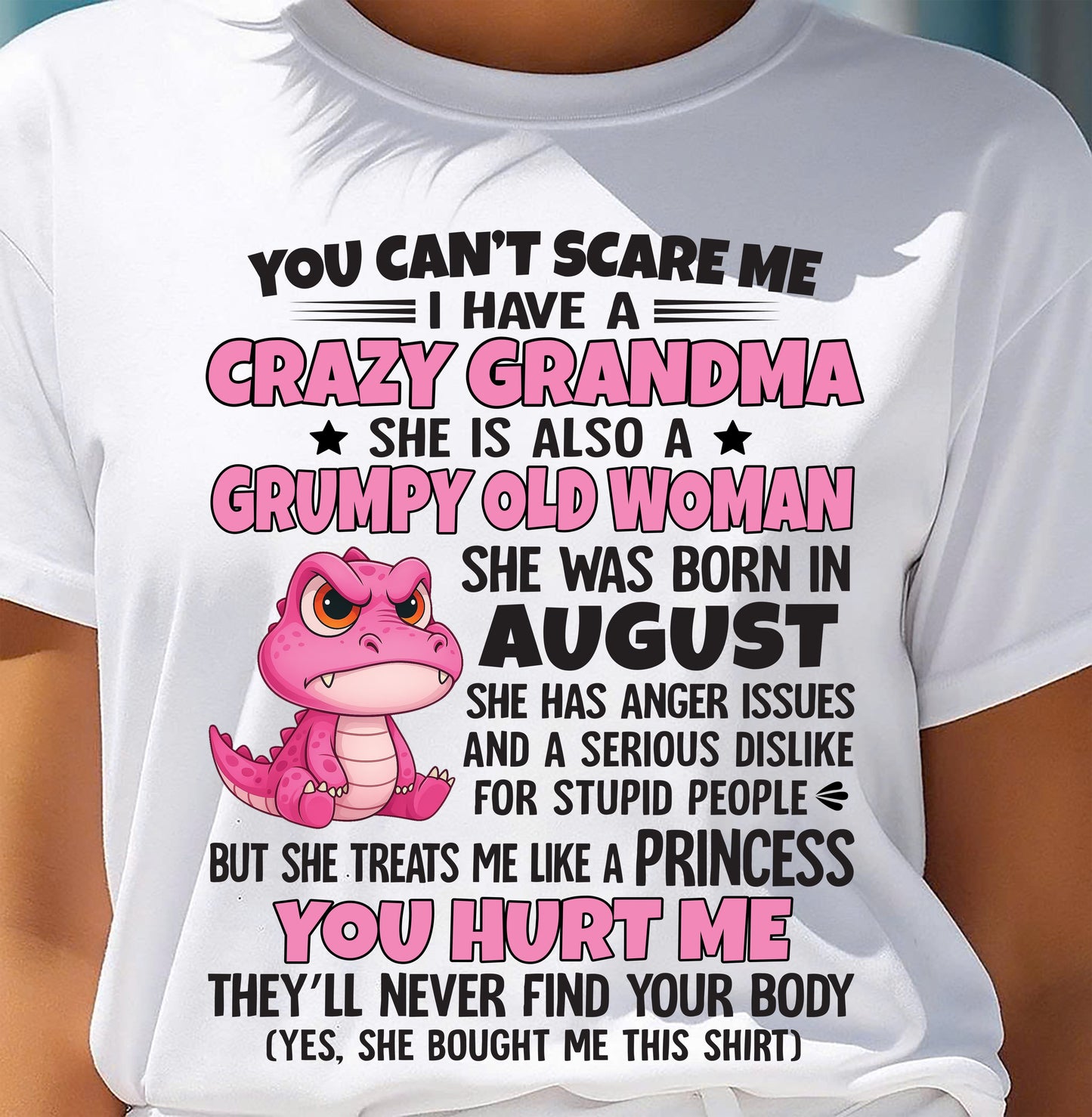 You Can’t Scare Me - Gift For Grandson And Granddaughter From Grandma - DOAN08 (SKU09-130-08)