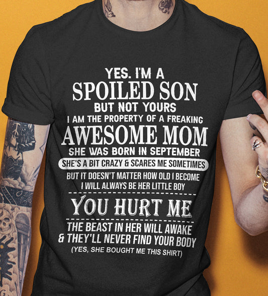 September - Awesome Mom Born In September - Special gift for Son From Mom - ebil09 (SKU10-45-09)