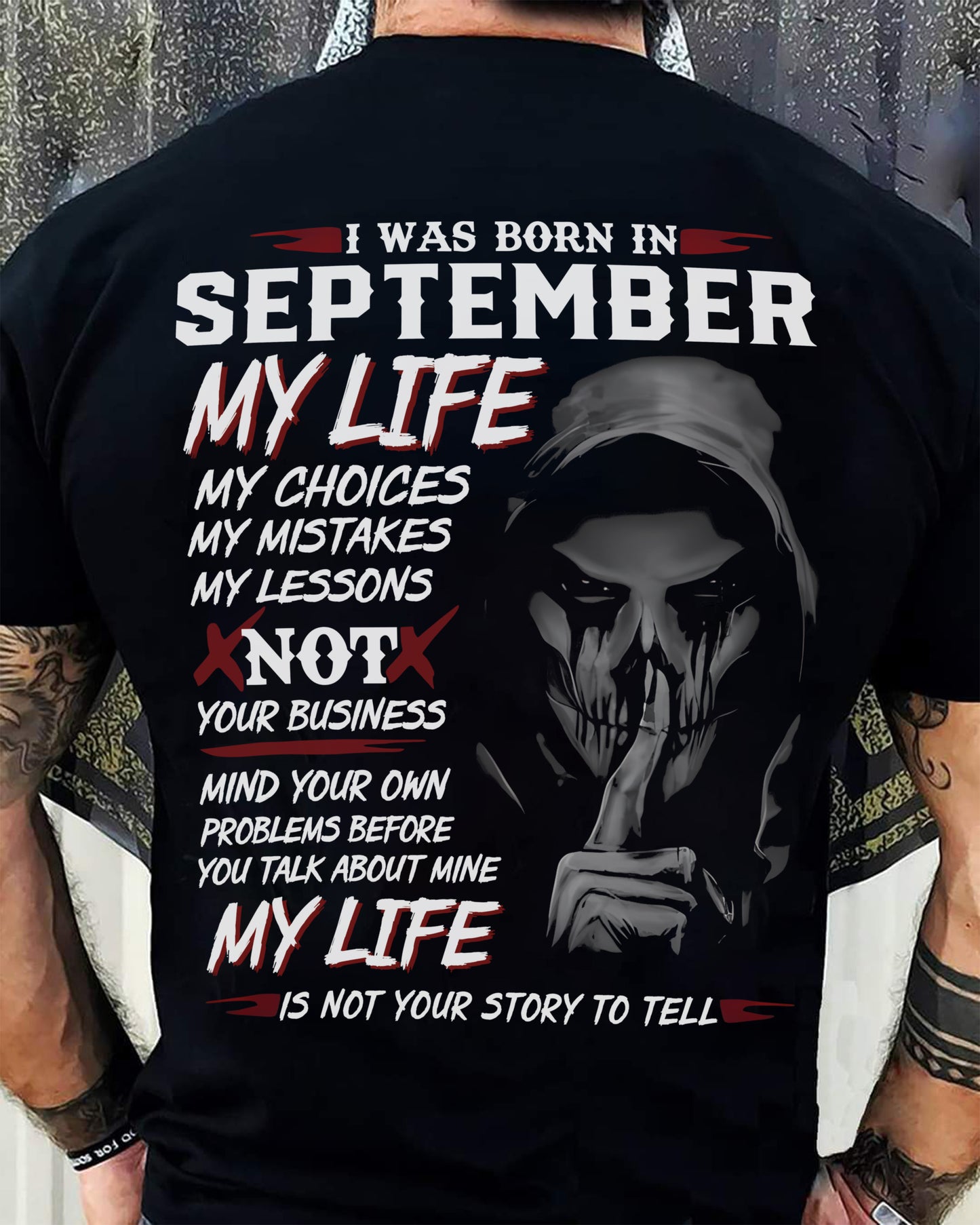 My Life - T Shirt For Man - DONN09 (SKU08-36-09)