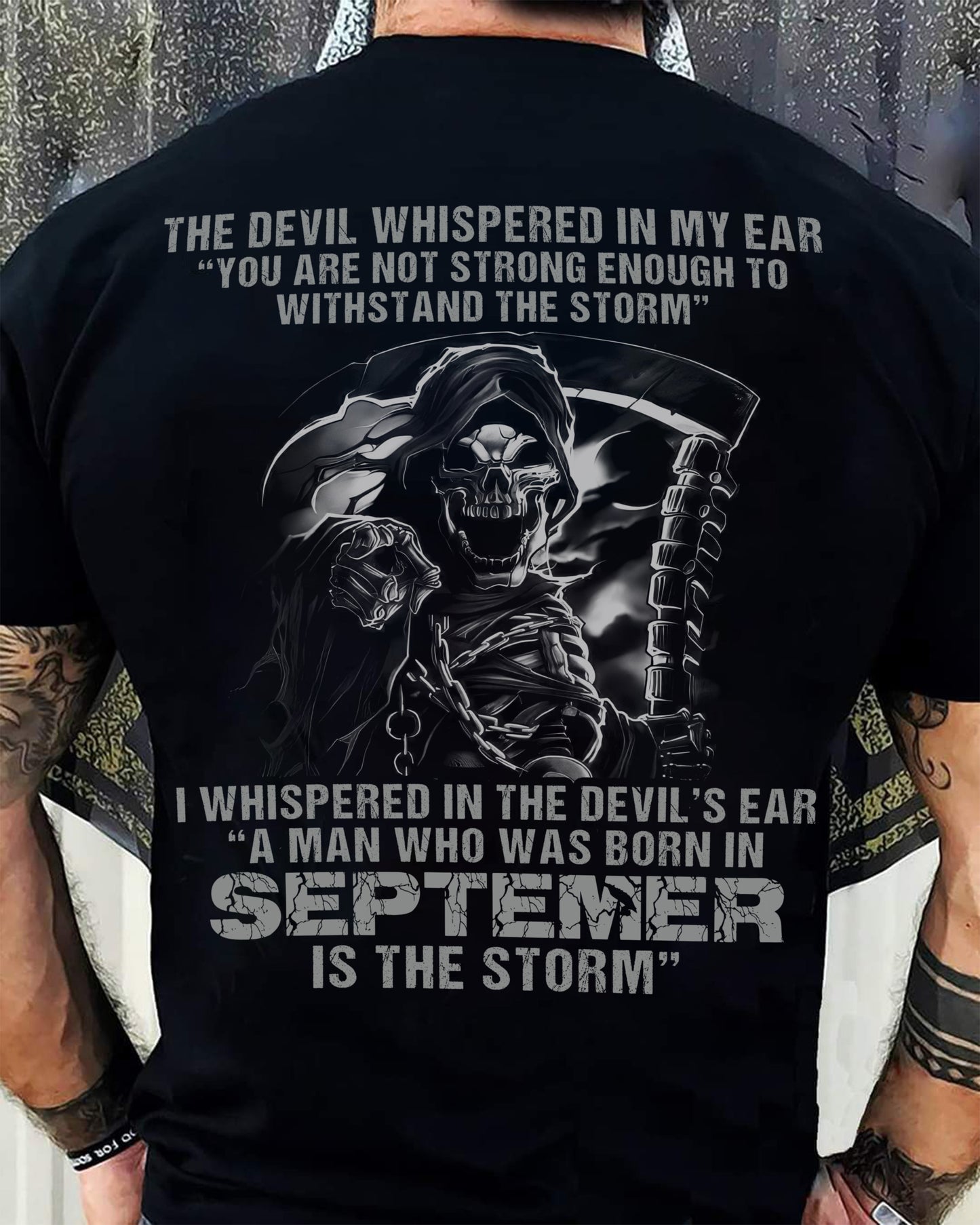September - The Devil Whispered In My Ear - T-Shirt For Man - DONN09 (SKU08-87-09)