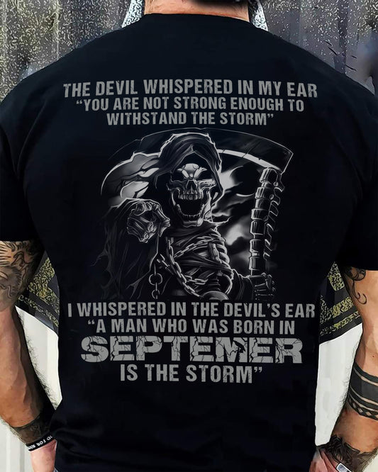 September - The Devil Whispered In My Ear - T-Shirt For Man - DONN09 (SKU08-87-09)