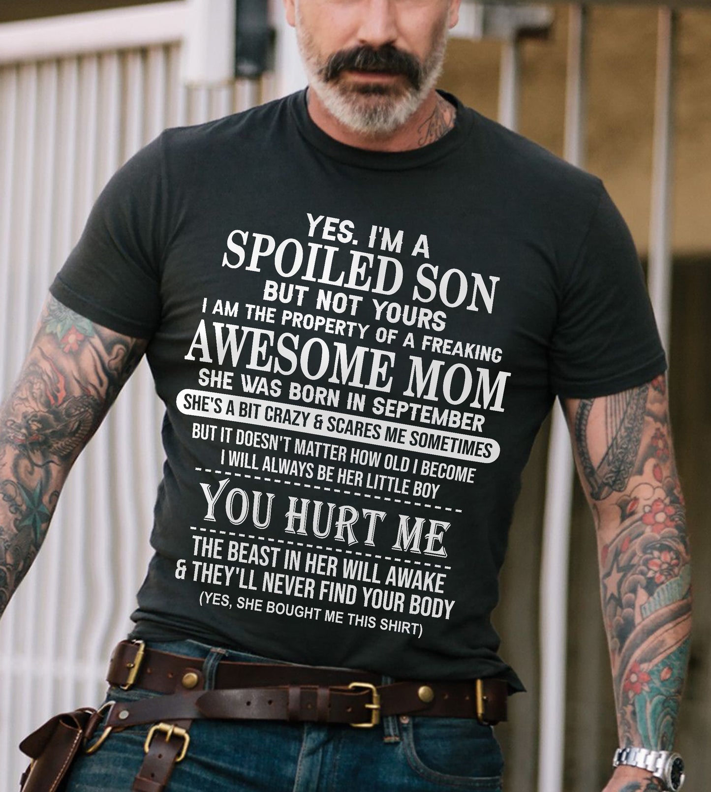 September - Awesome Mom Born In September - Special gift for Son From Mom - ebil09 (SKU10-45-09)