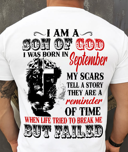 September - I Am A Son Of God – T Shirt For Man – DONN09 (SKU2604-189-09)